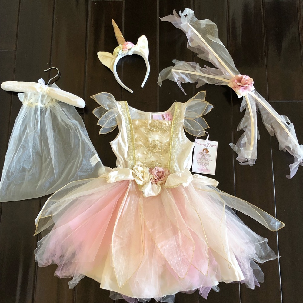 Unicorn fairy dress set